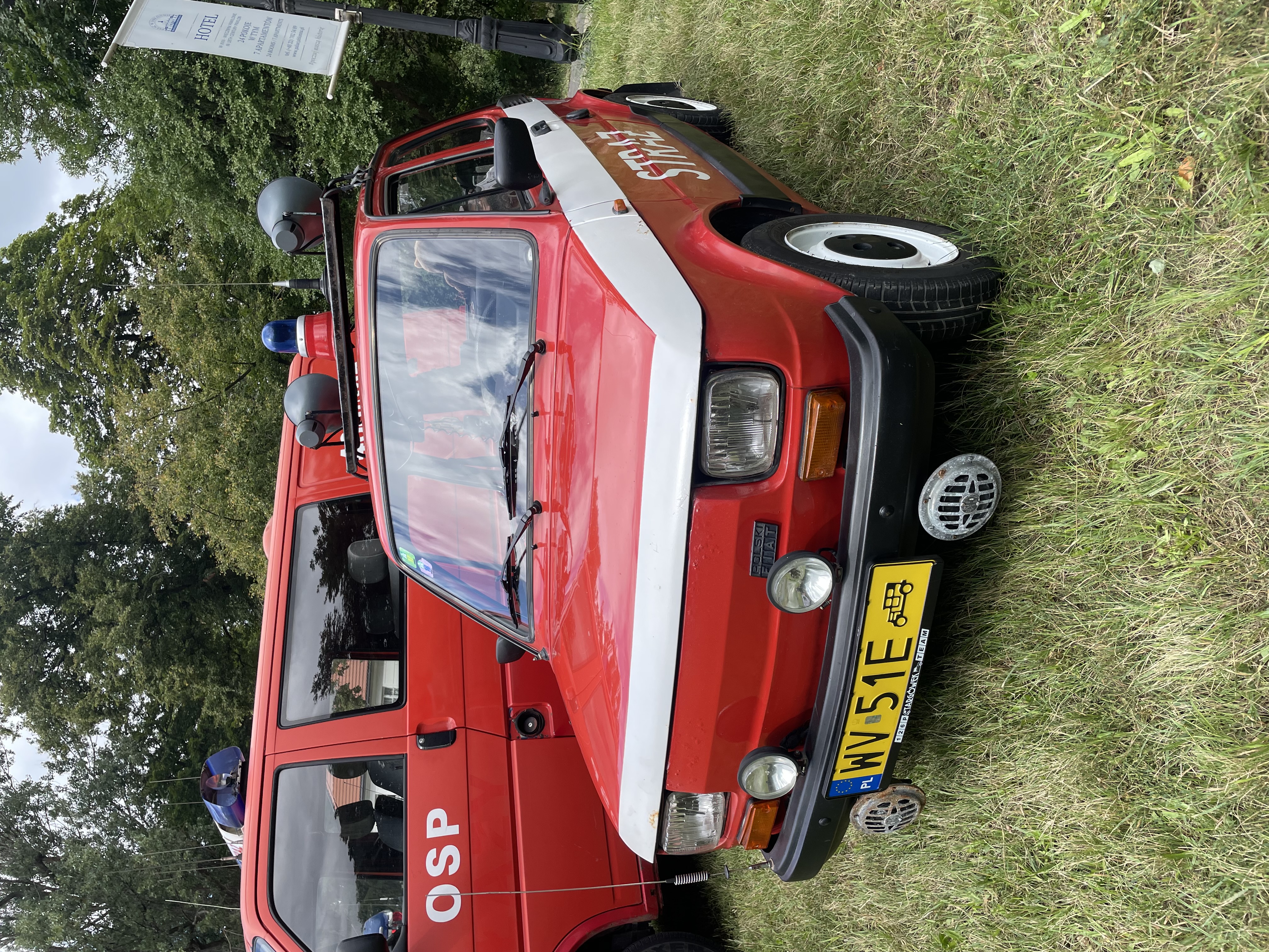 Strażacki Fiat 126p